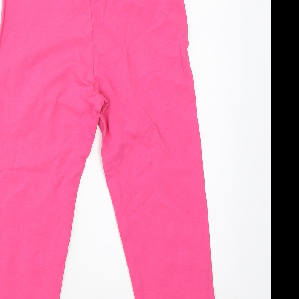 H&M Girls Pink   Jogger Trousers Size 10 Years