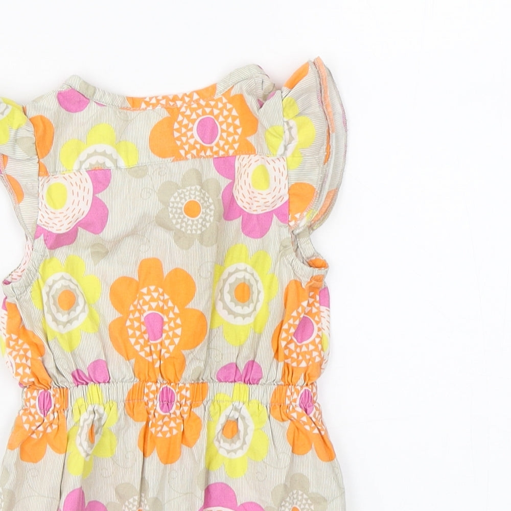 Nutmeg Girls Multicoloured Floral  Romper One-Piece Size 0-3 Months