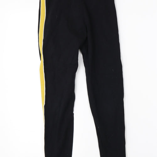 915 Girls Black   Jogger Trousers Size 9 Years