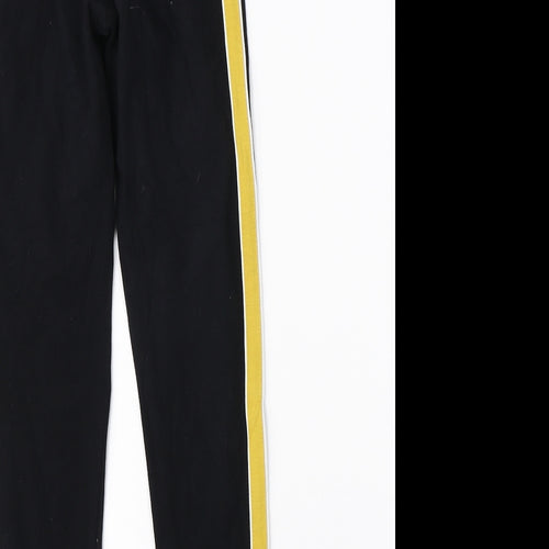 915 Girls Black   Jogger Trousers Size 9 Years