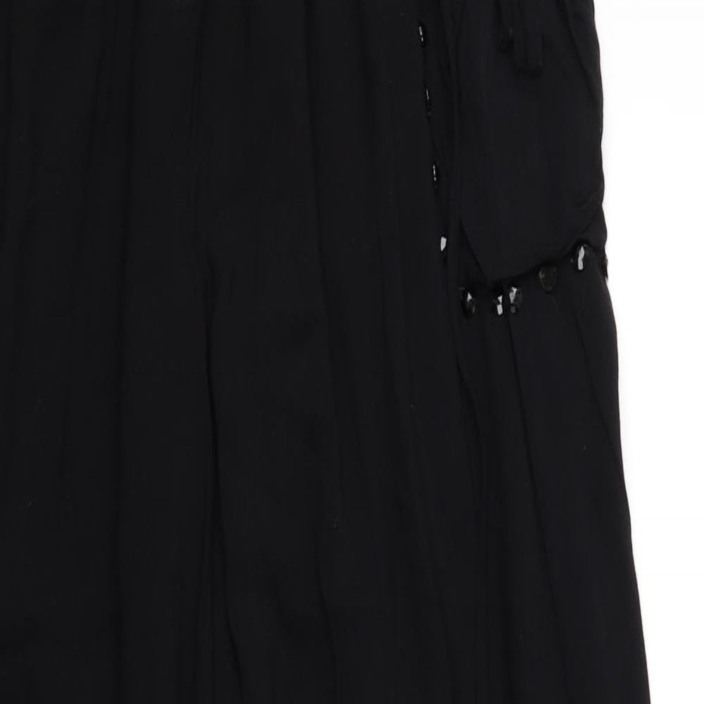 Preworn Womens Black   Harem Trousers Size L L22 in