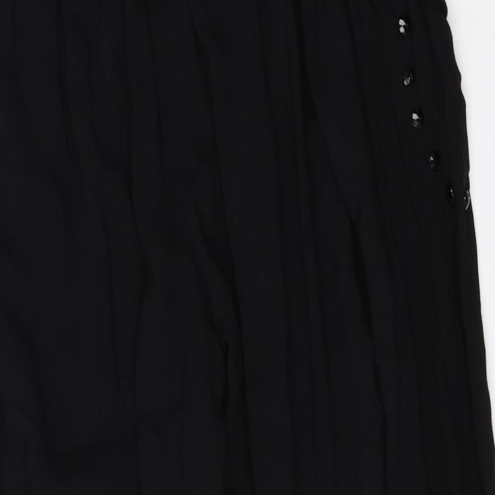 Preworn Womens Black   Harem Trousers Size L L22 in