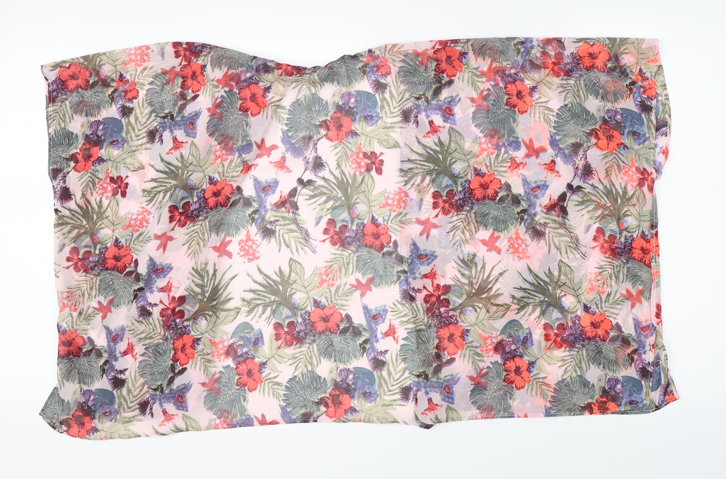 New Look Womens Pink Floral  Cape Jumper Size M
