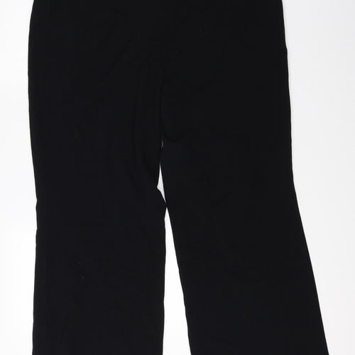Preworn Womens Black   Trousers  Size 40 in L28 in
