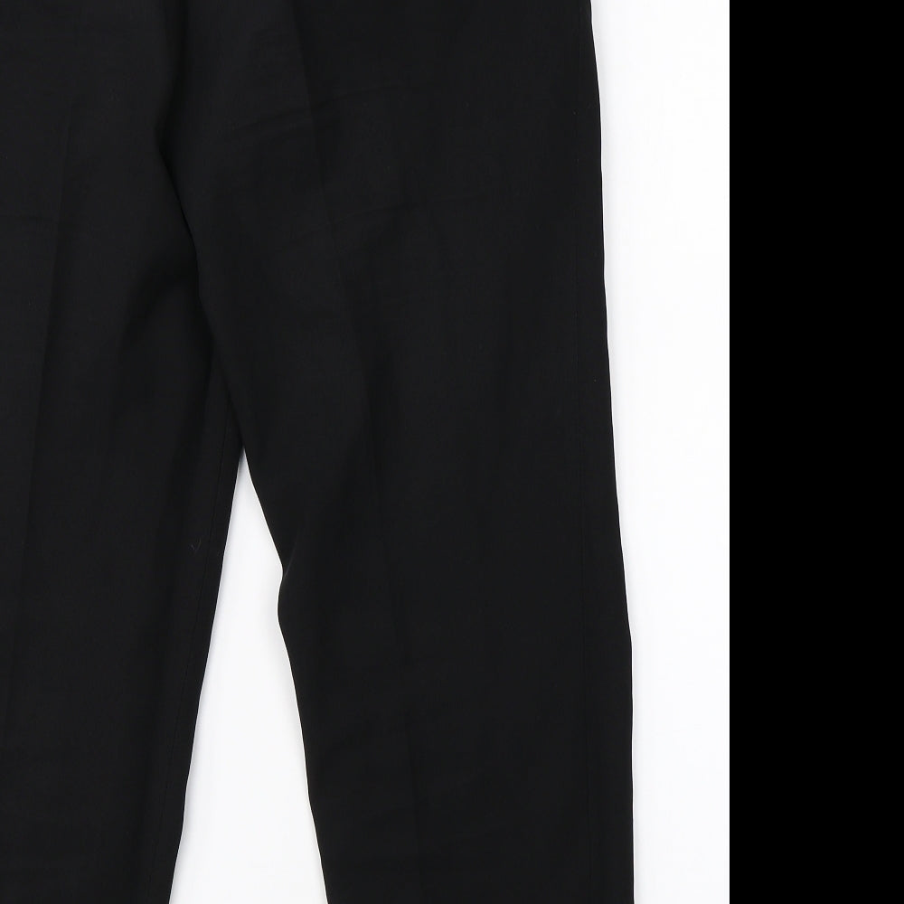 George Mens Black   Dress Pants Trousers Size 32 L29 in