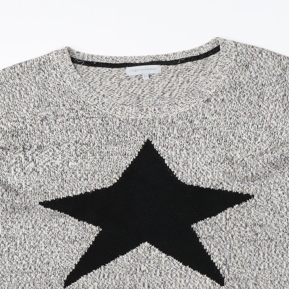 Rogers & Rogers Womens Grey   Pullover Jumper Size 26