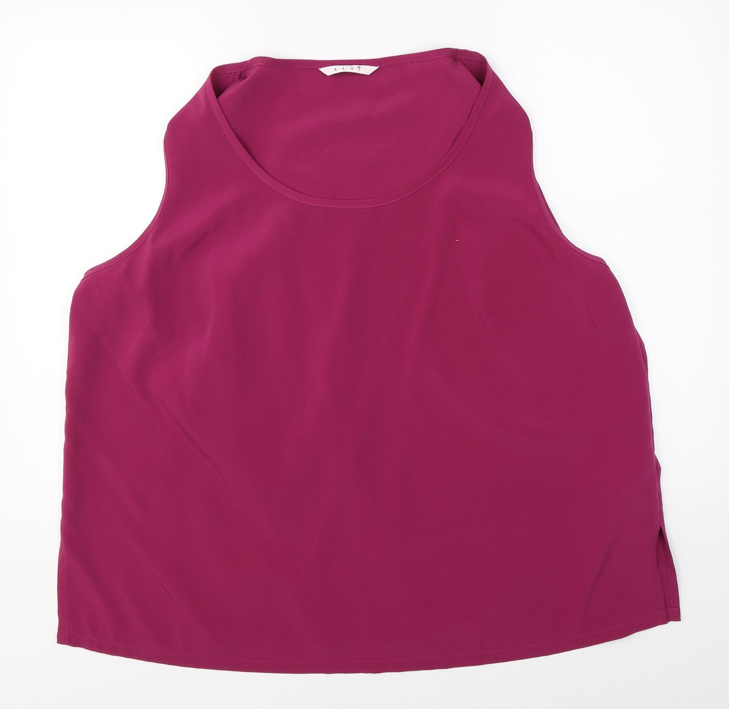 ELVI Womens Pink   Basic Blouse Size 26