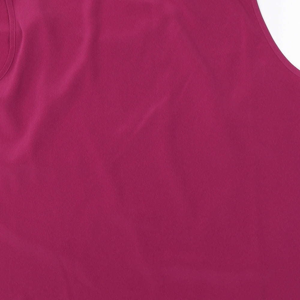 ELVI Womens Pink   Basic Blouse Size 26