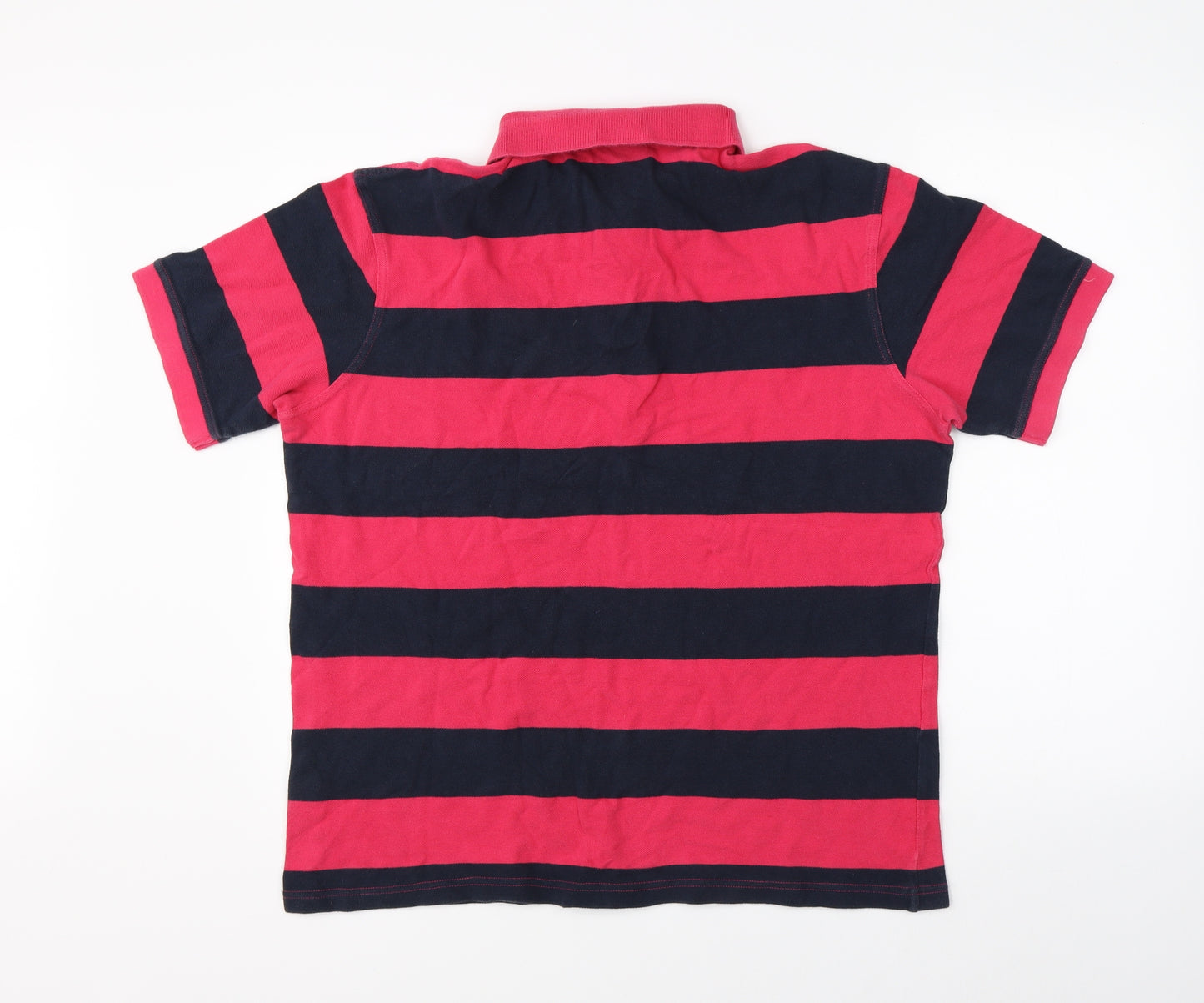 FILA Womens Pink Striped  Basic Polo Size XL