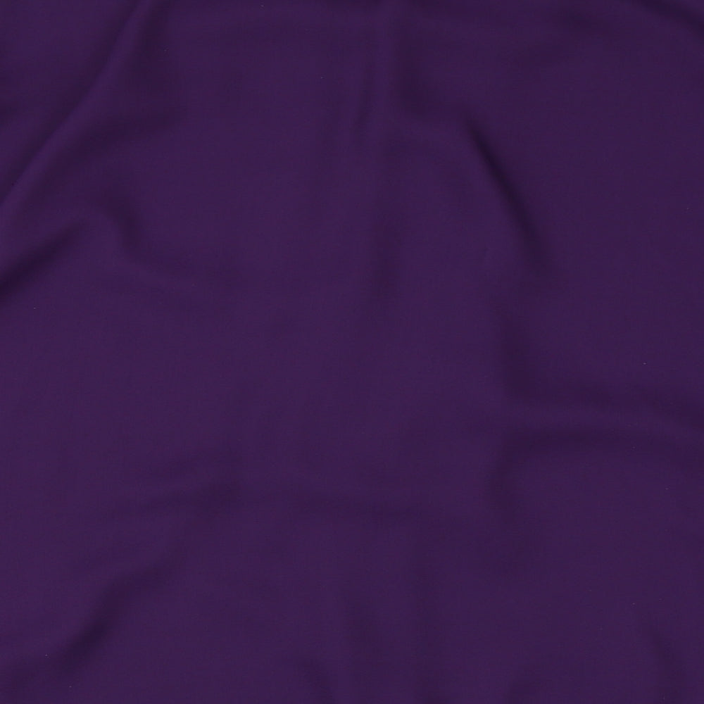 Preworn Womens Purple   Basic Blouse Size 28