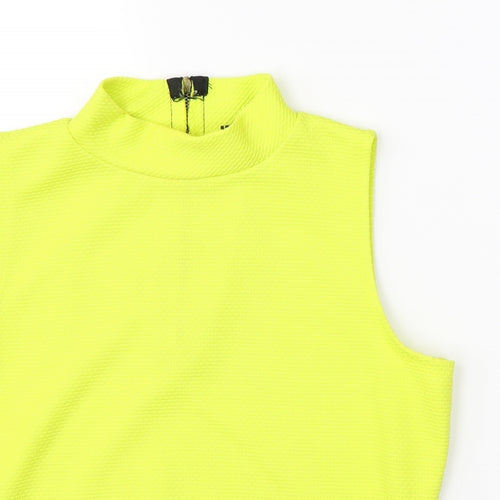 River Island Womens Yellow   Basic Blouse Size 10