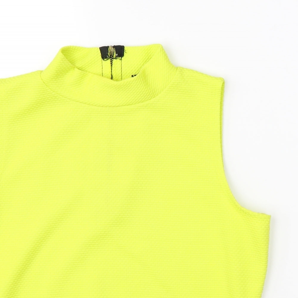 River Island Womens Yellow   Basic Blouse Size 10