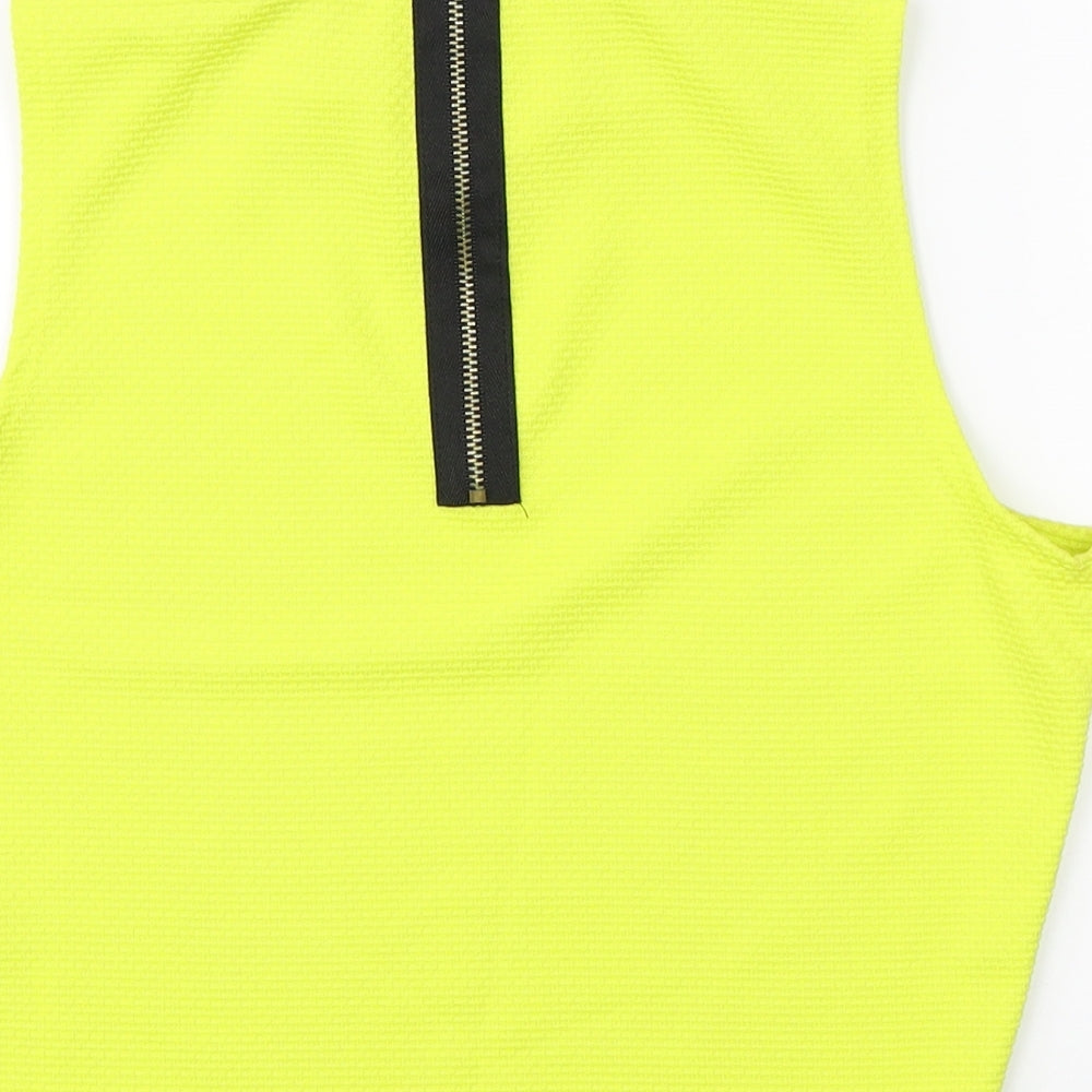 River Island Womens Yellow   Basic Blouse Size 10