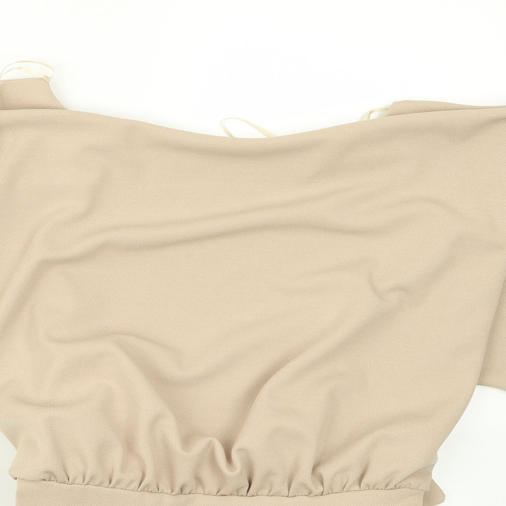New Look Womens Brown   Basic Blouse Size M