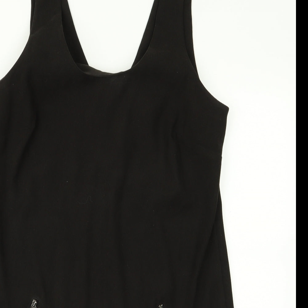 George Womens Black   T-Shirt Dress  Size 16