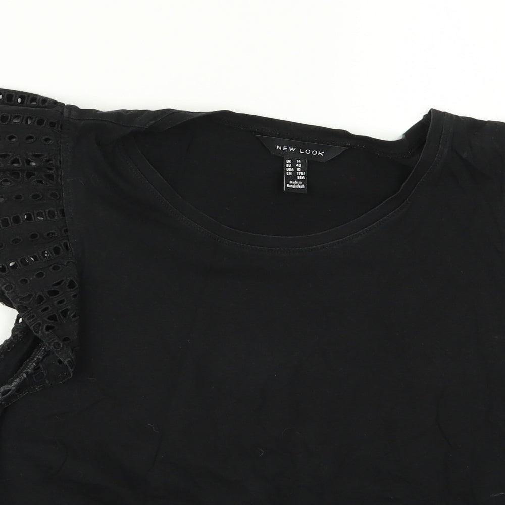 New Look Womens Black   Basic Blouse Size 14