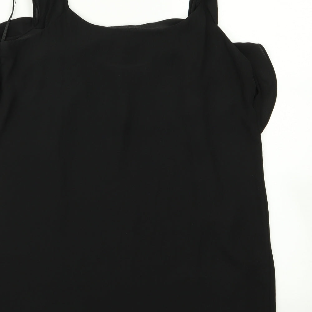 Atmosphere Womens Black   Basic Blouse Size 10  - floral