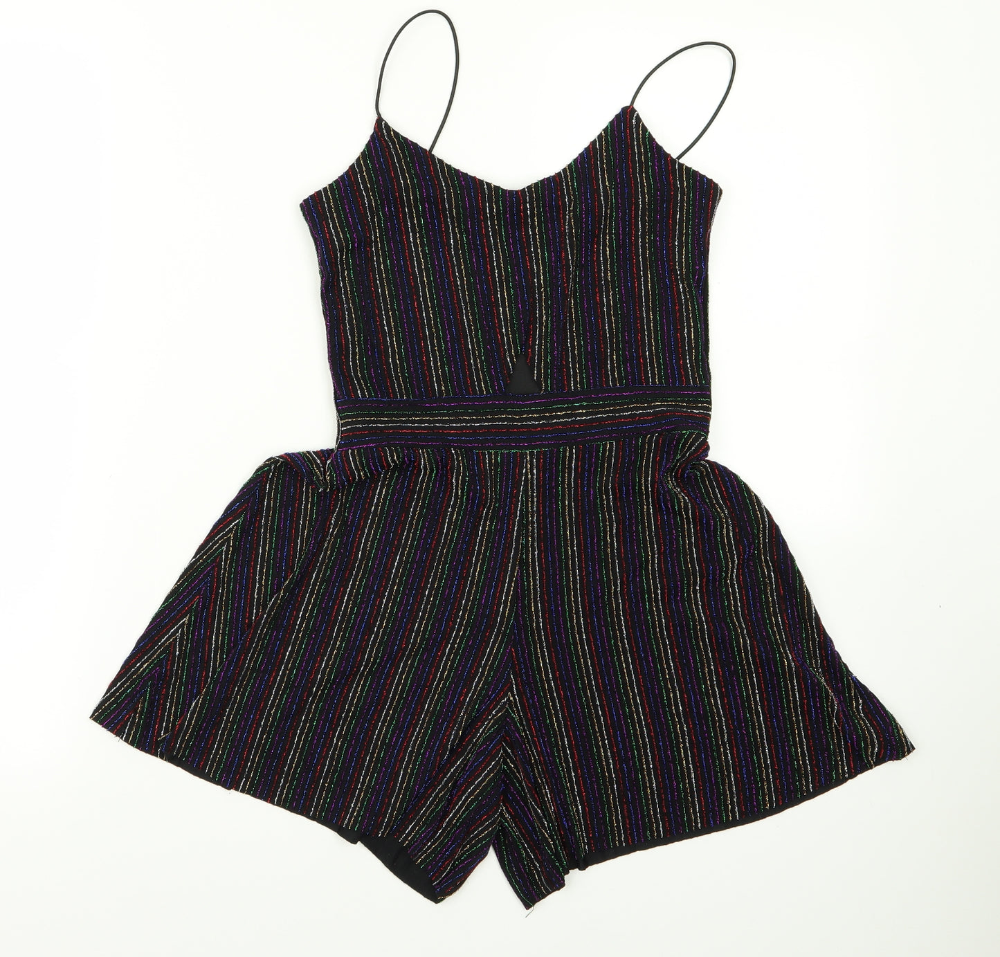 New Look Girls Multicoloured Striped  Playsuit One-Piece Size 10-11 Years