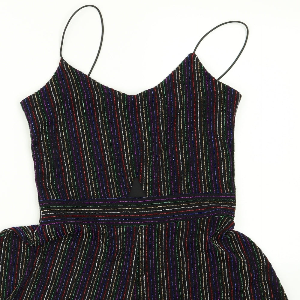 New Look Girls Multicoloured Striped  Playsuit One-Piece Size 10-11 Years