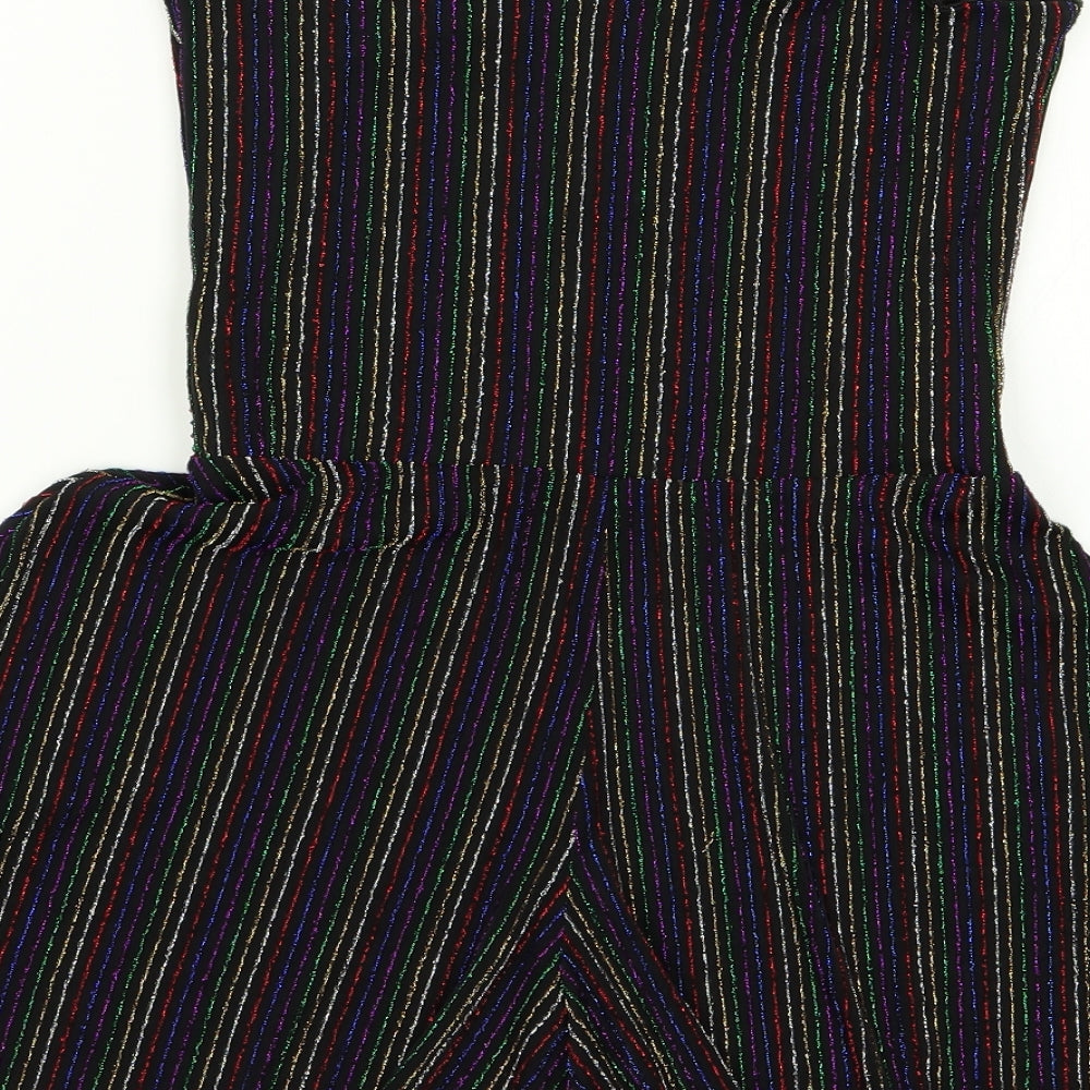 New Look Girls Multicoloured Striped  Playsuit One-Piece Size 10-11 Years