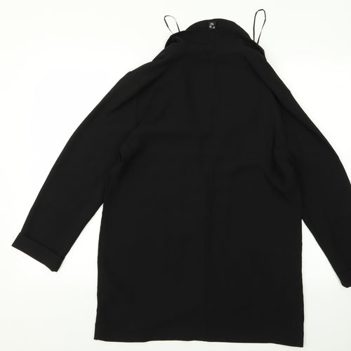 New Look Womens Black  Rayon Jacket  Size 12