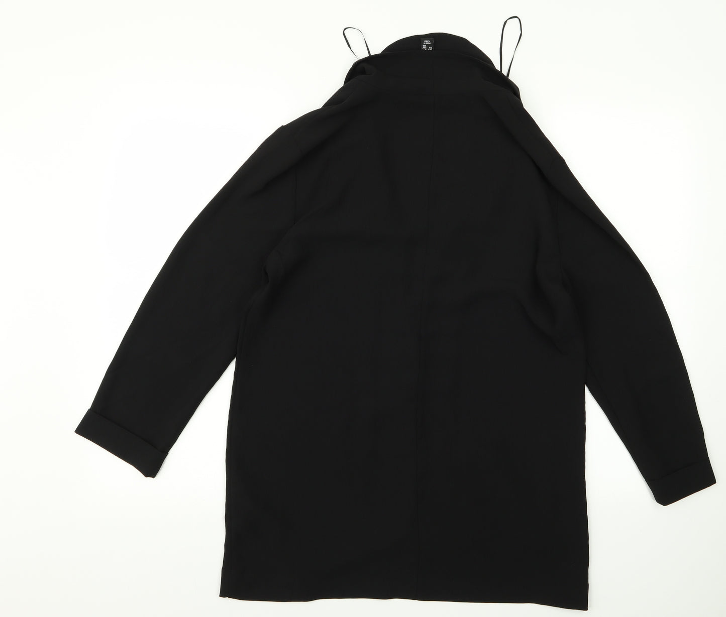 New Look Womens Black  Rayon Jacket  Size 12