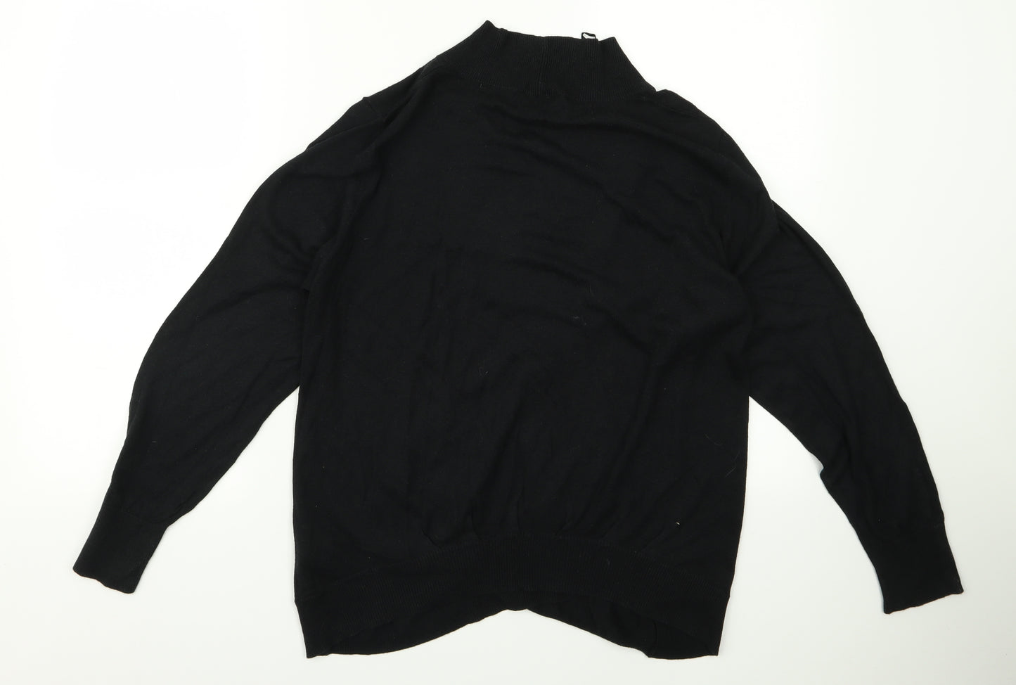 Preworn Womens Black   Cardigan Jumper Size 22