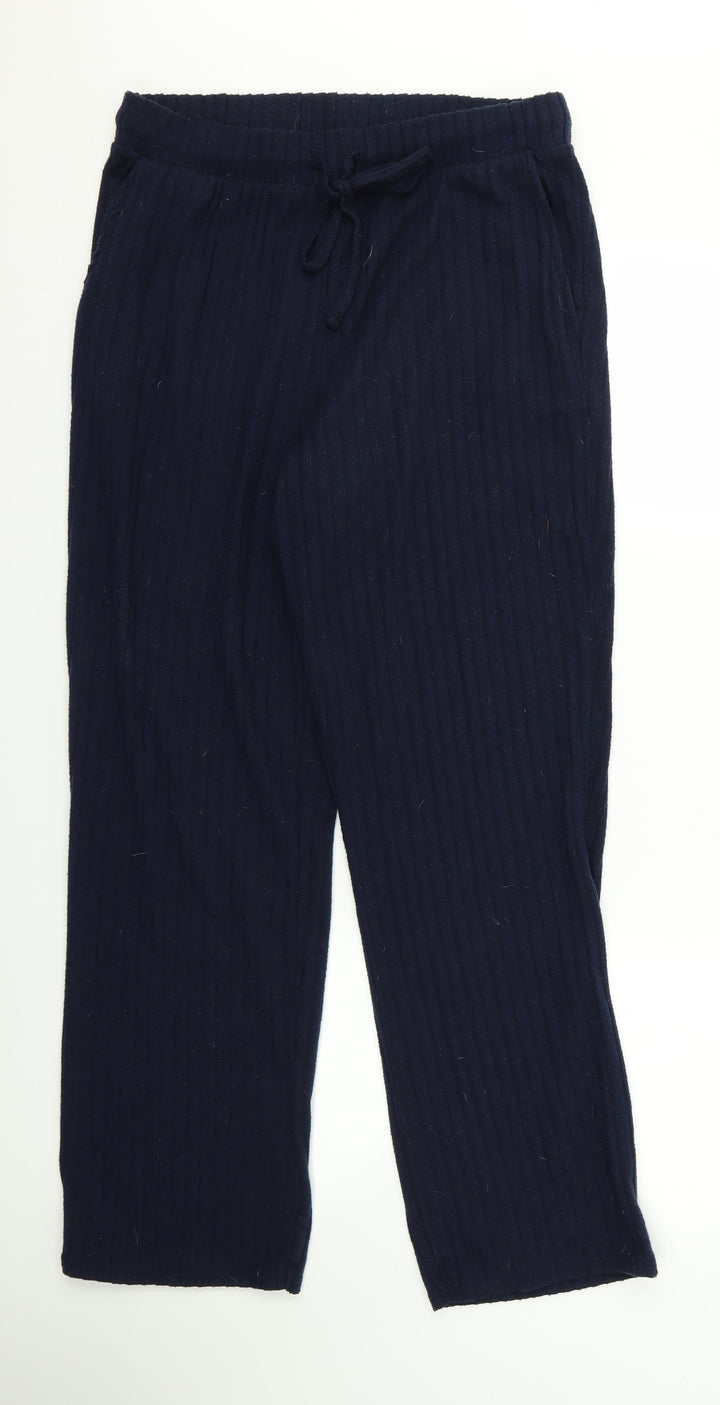 Dorothy Perkins Womens Blue Trousers Size M L26 in