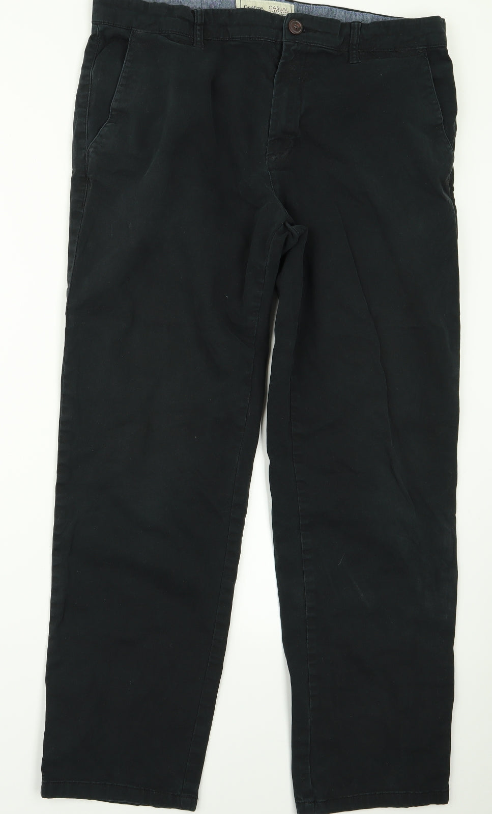 George Womens Black   Trousers  Size 34 L27 in