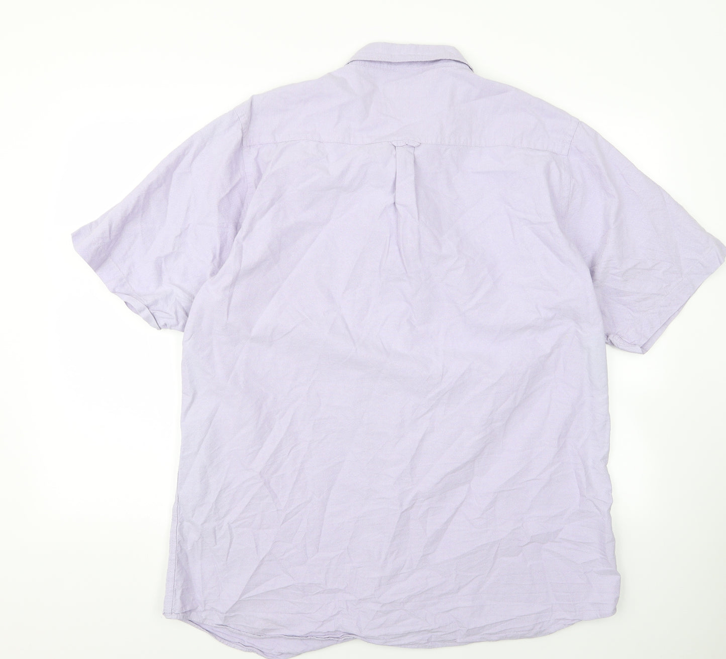 Preworn Womens Purple   Basic Button-Up Size 3XL