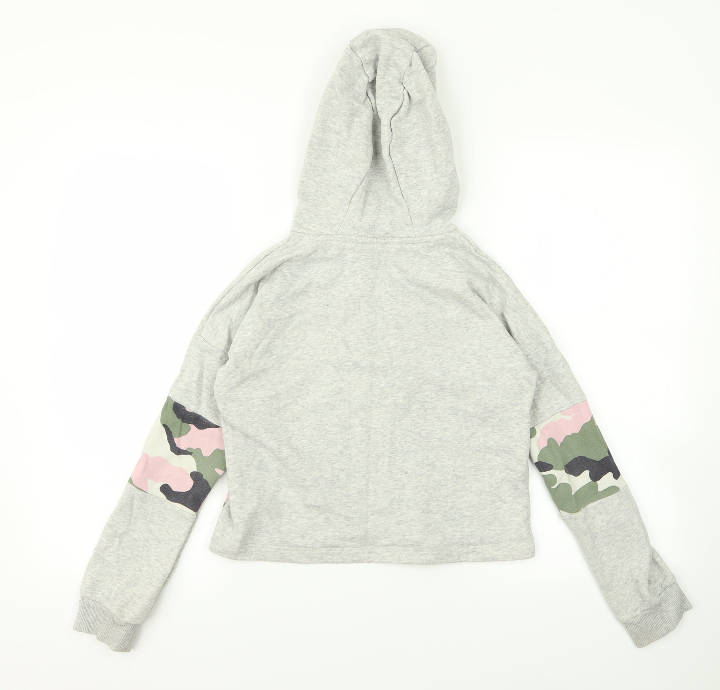 F&F Girls Green Camouflage  Pullover Hoodie Size 10 Years  - dream
