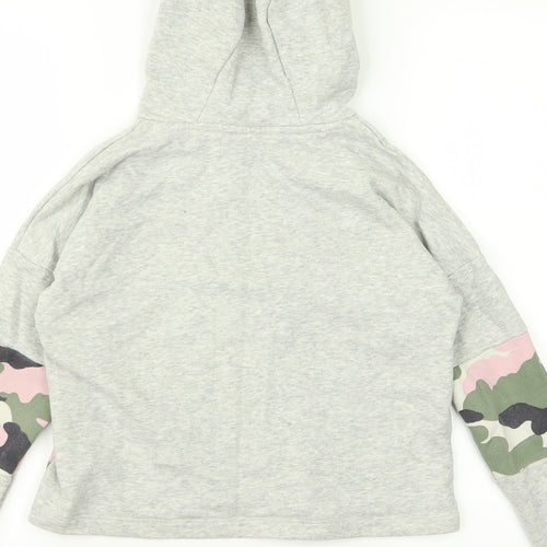 F&F Girls Green Camouflage  Pullover Hoodie Size 10 Years  - dream