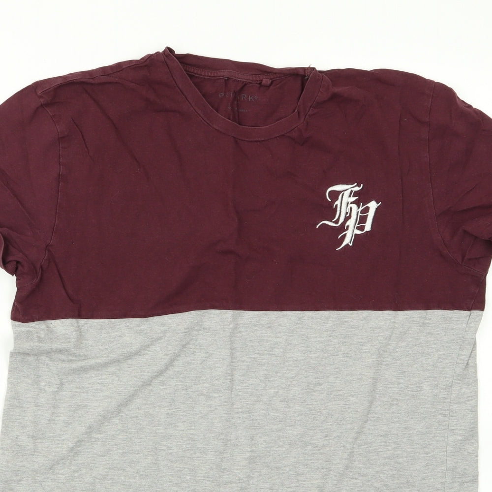 Primark Mens Grey    T-Shirt Size M