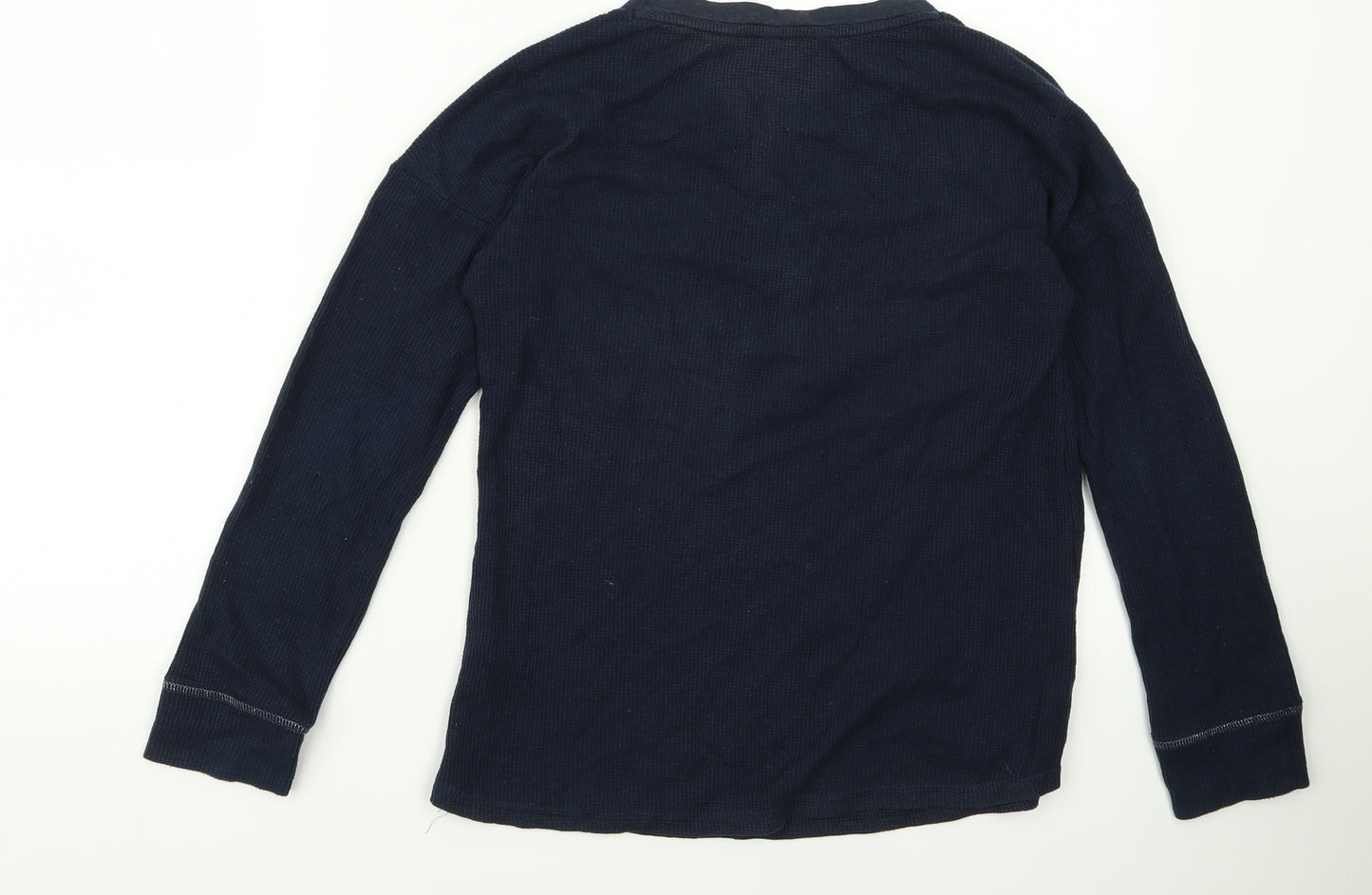 m&s Womens Blue  Rayon Pullover Jumper Size S