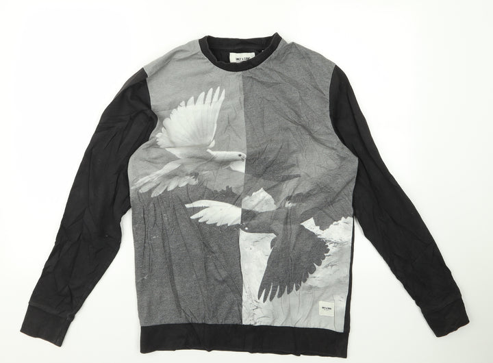 only sons Mens Grey   Pullover Jumper Size S