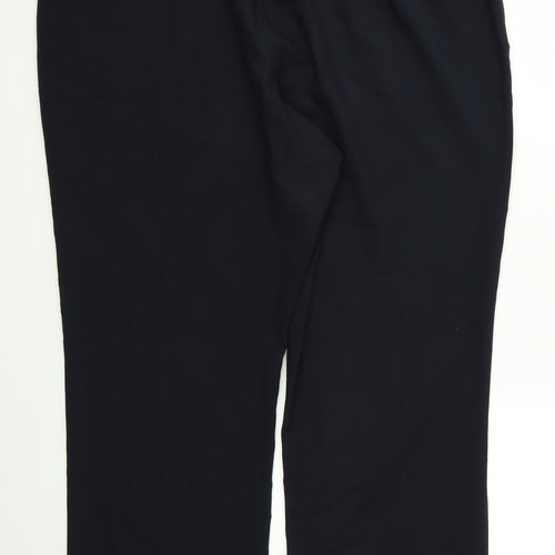 Preworn Womens Black   Trousers  Size 20 L26 in