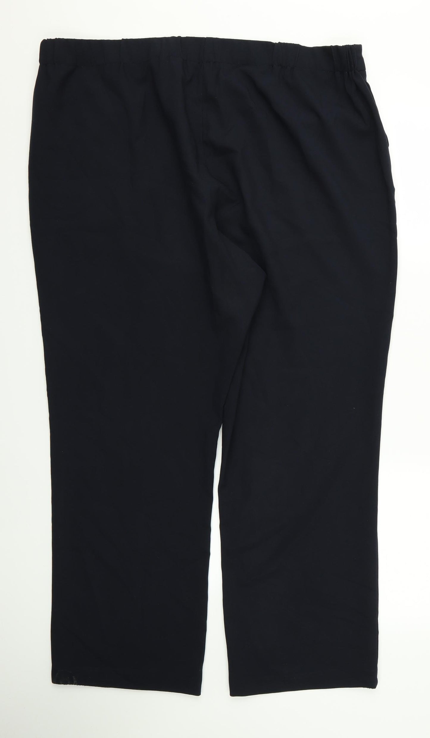 Preworn Womens Black   Trousers  Size 20 L26 in