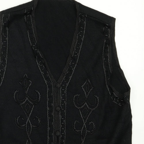 Preworn Womens Black   Cardigan Jumper Size M