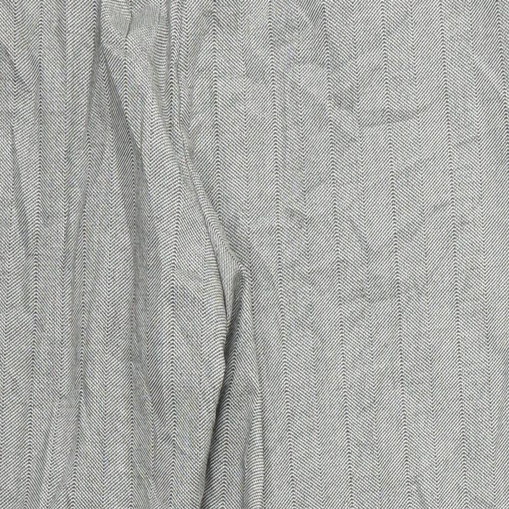 m&s Womens Grey   Trousers  Size 38 L23 in