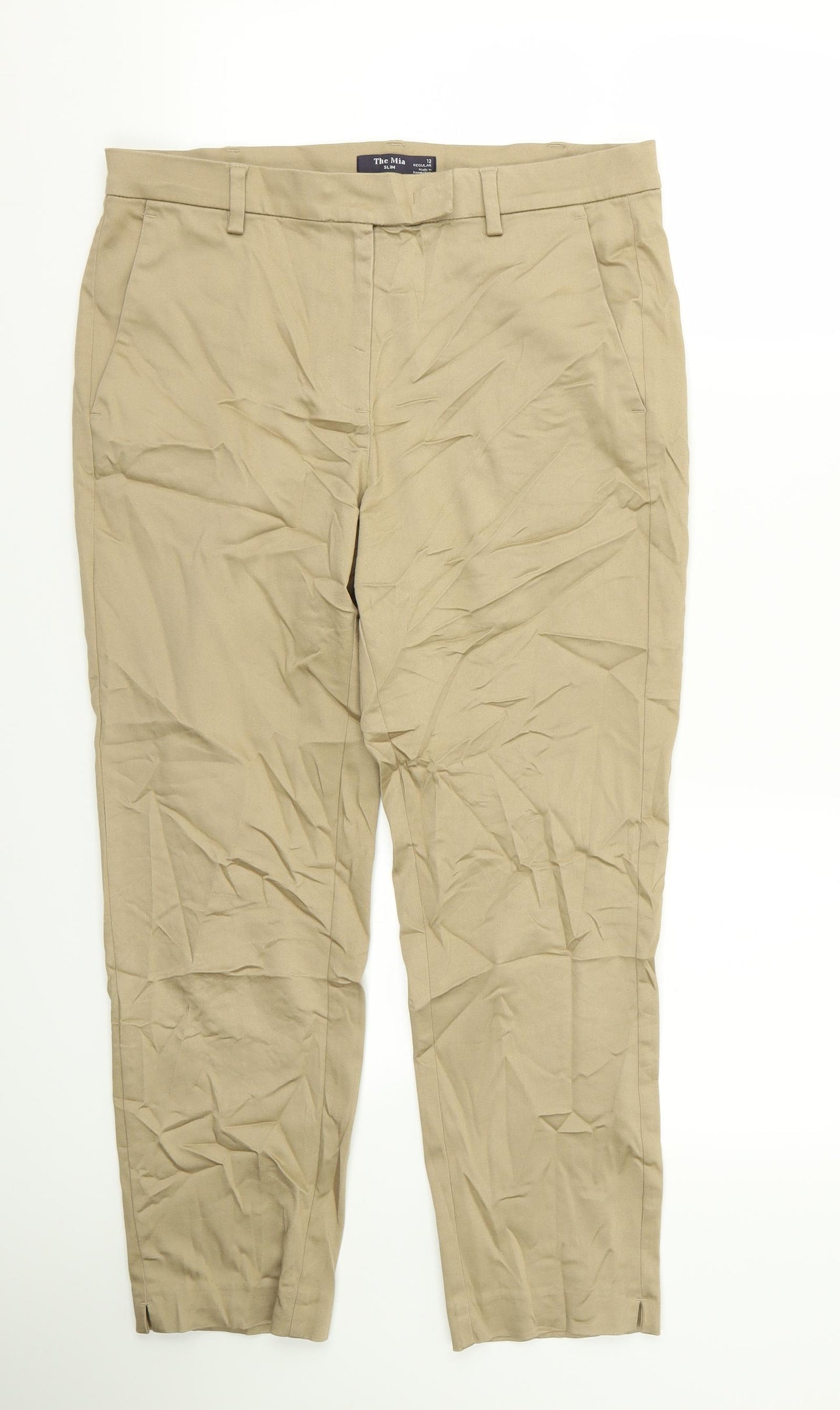 the mia Womens Brown   Trousers  Size 12 L26 in