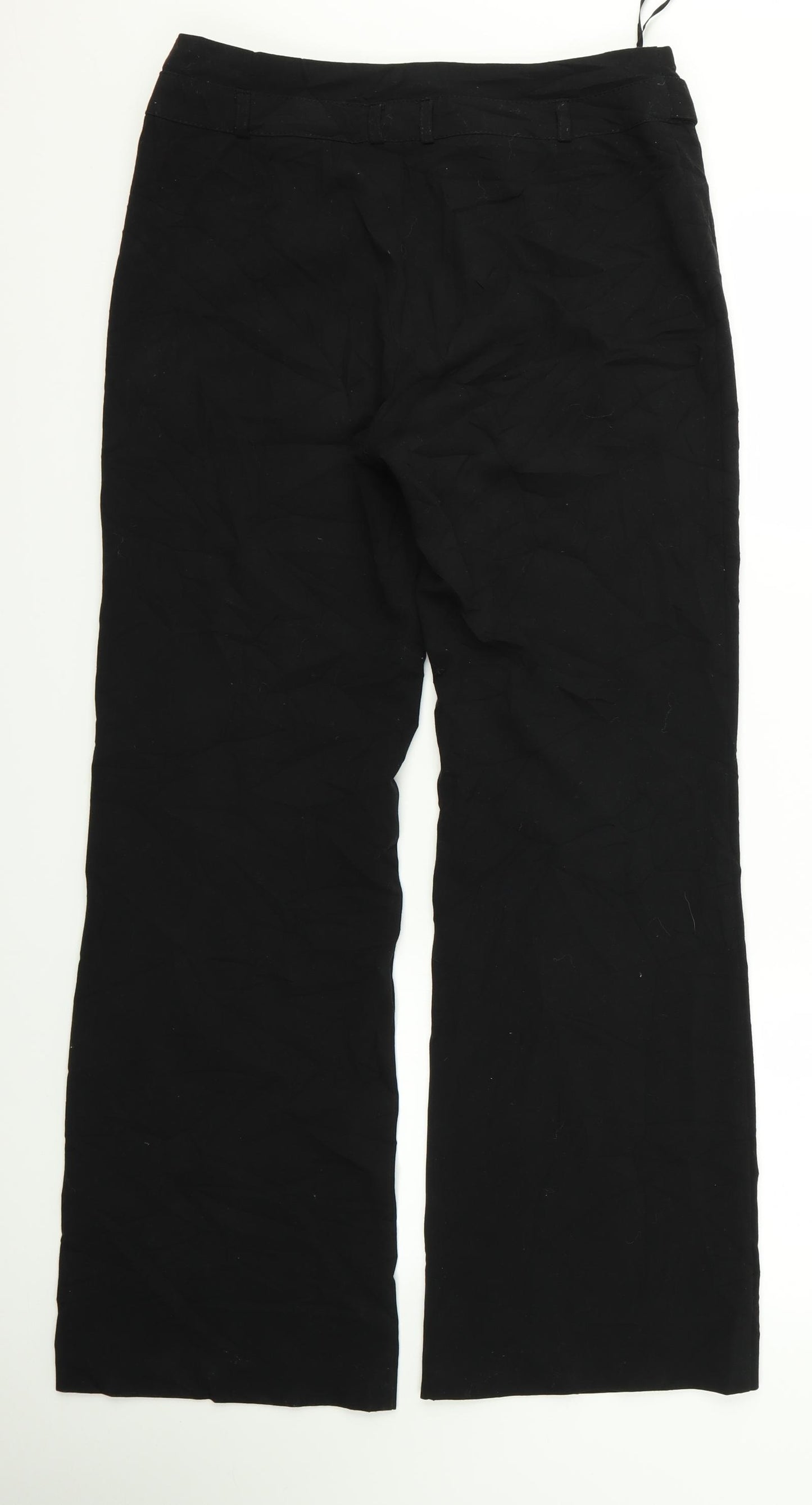m&s Womens Black   Trousers  Size 14 L29 in
