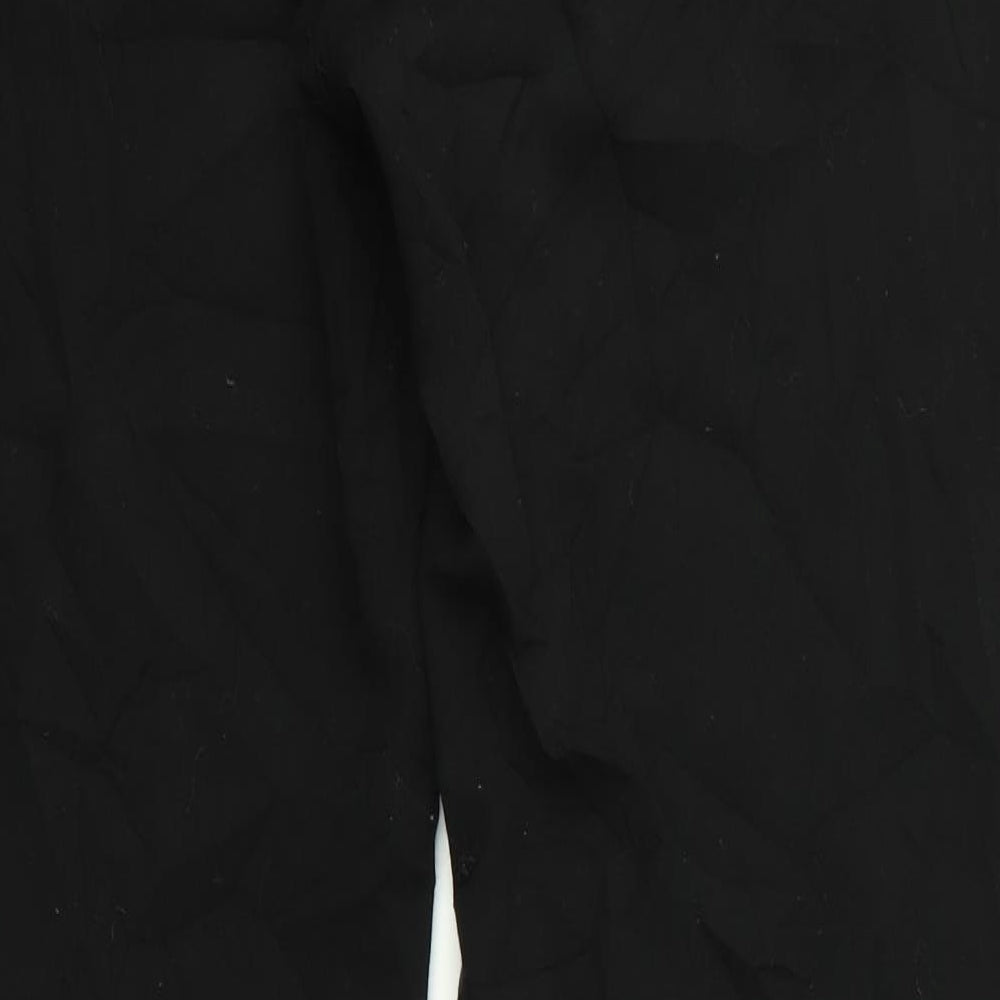 m&s Womens Black   Trousers  Size 14 L29 in