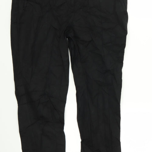 Oasis Womens Black   Trousers  Size 10 L23 in