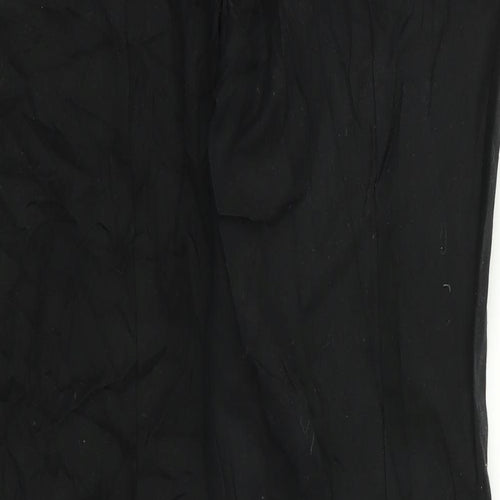 Oasis Womens Black   Trousers  Size 10 L23 in