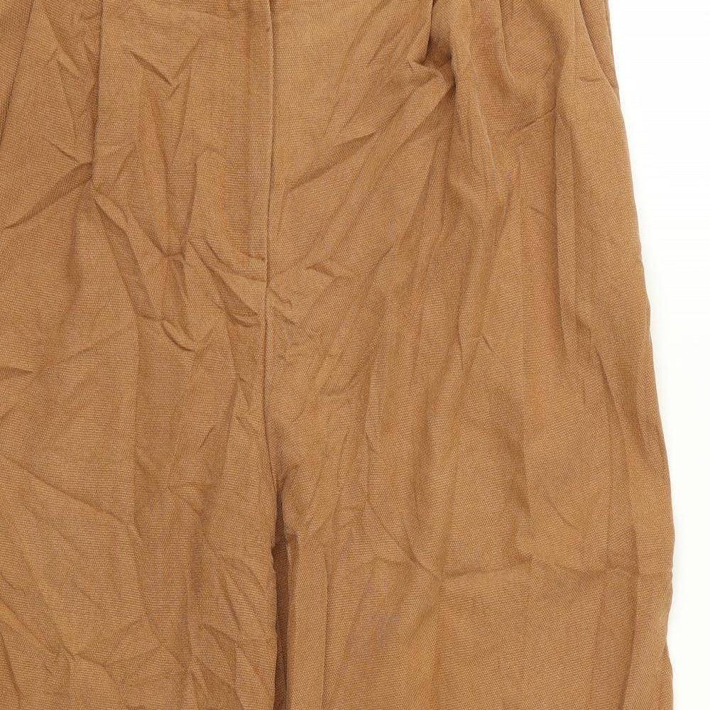 m&s Womens Brown   Trousers  Size 10 L21 in