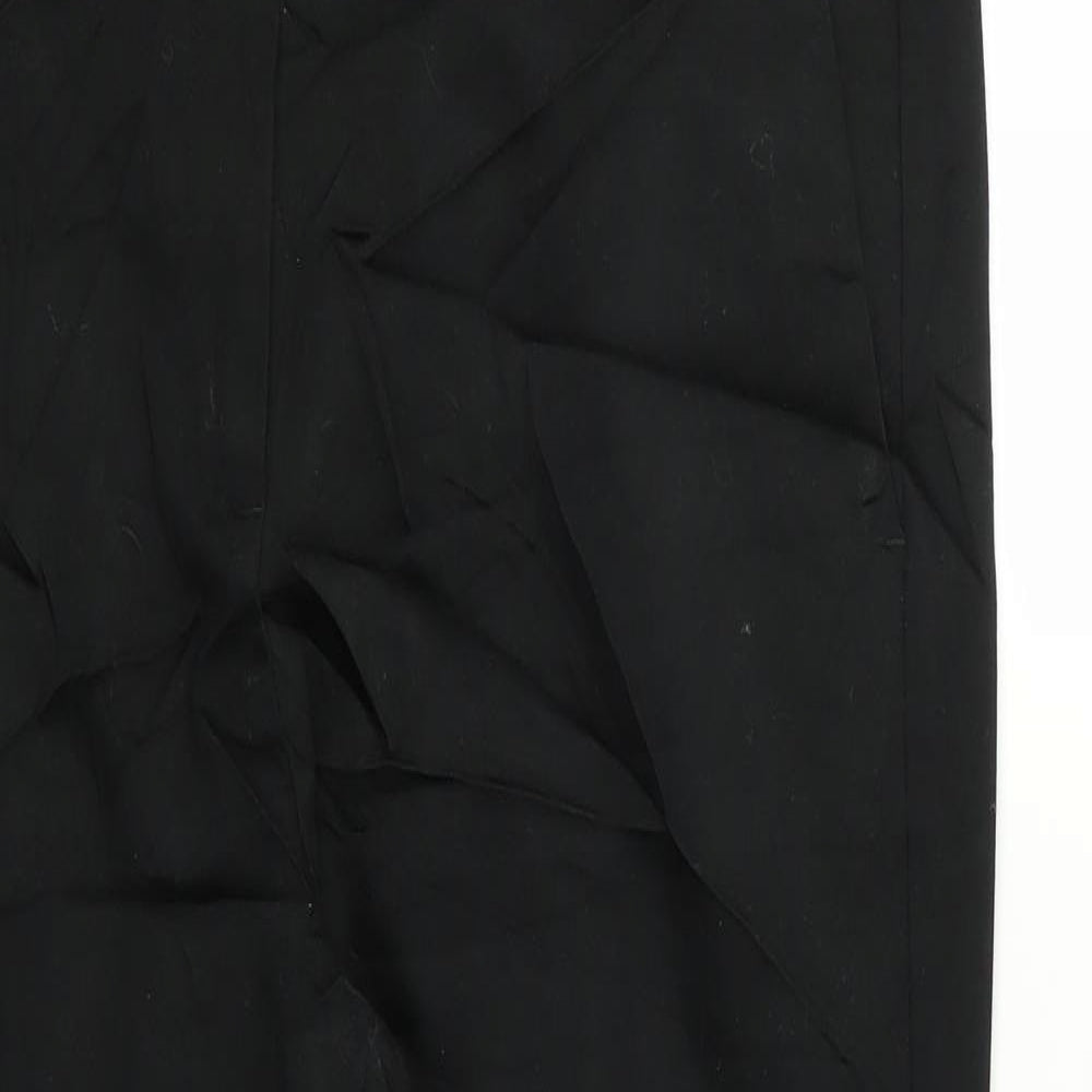 m&s Womens Black   Trousers  Size 16 L27 in