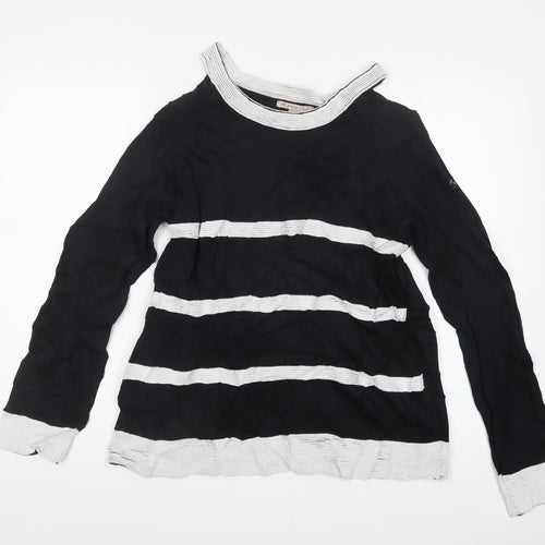 Anna Field Womens Black  Knit Pullover Jumper Size 14