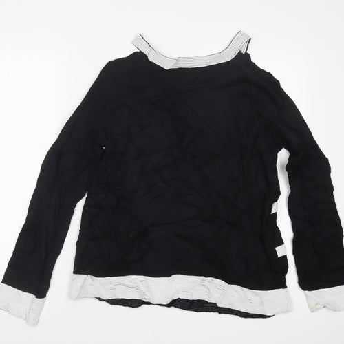 Anna Field Womens Black  Knit Pullover Jumper Size 14