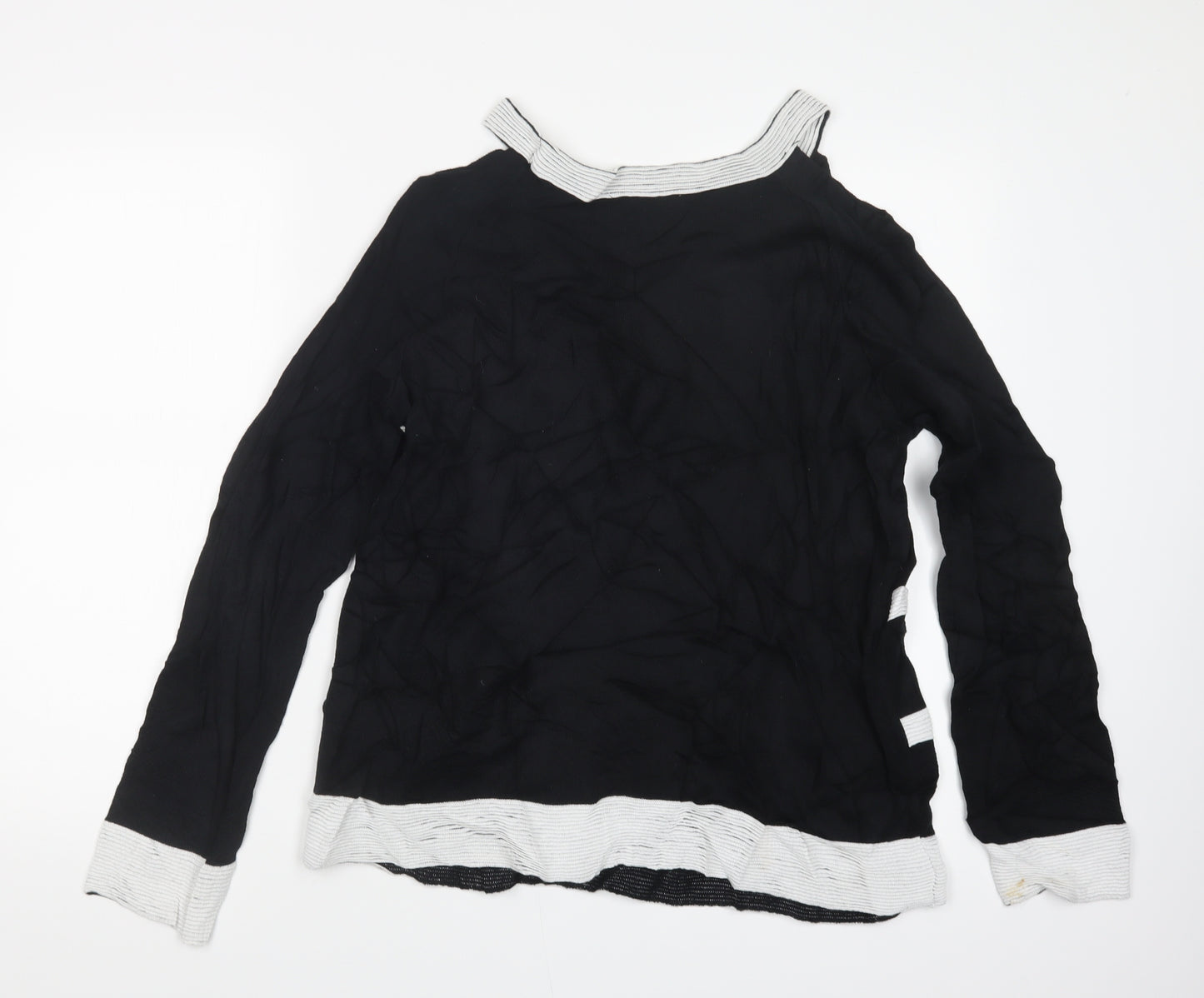 Anna Field Womens Black  Knit Pullover Jumper Size 14