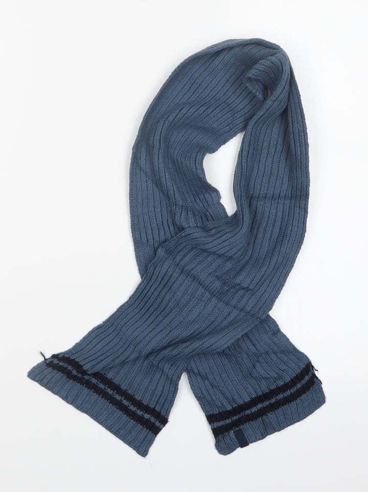 Admiral Boys Blue Geometric Knit Scarf One Size